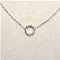 Collana Fanton Gioielli Donna COLLANE ORO in Oro bianco Zirconia FE.CE-15_52